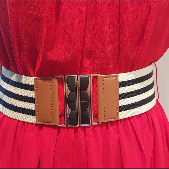 BCX sleeveless red belted chiffon dress  Size XL - Picture 4 of 7